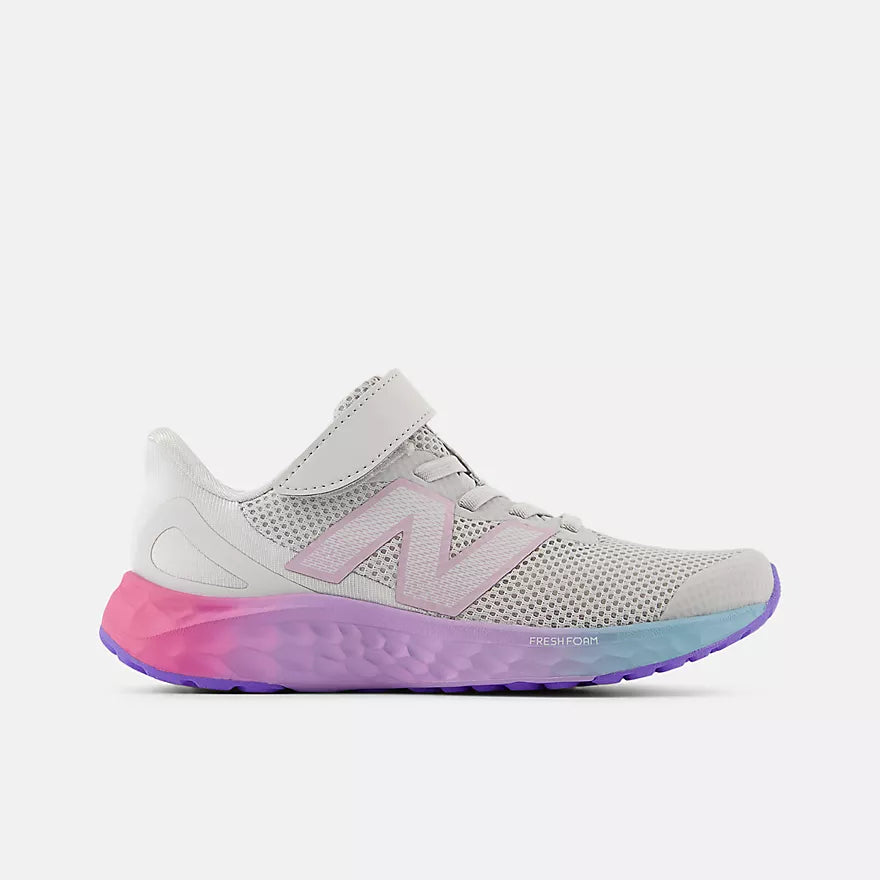 New Balance Grey Matter Arishi v4 Bungee Lace Kids' Sneakers - Lightweight Running Shoes for Boys & Girls - Perfect for School, Sports & Everyday Play