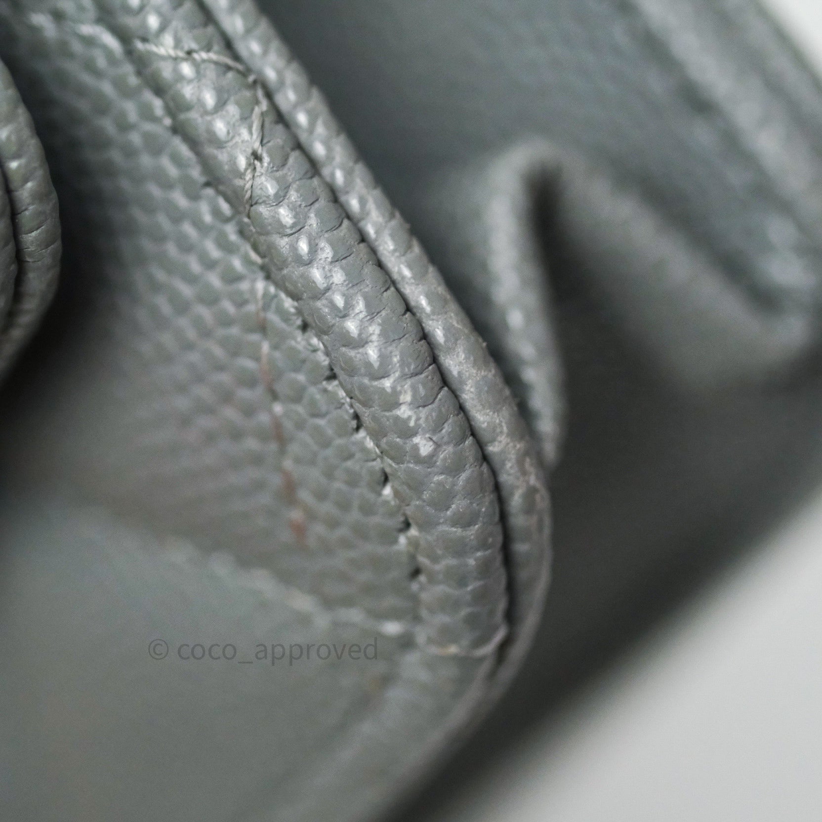 Chanel Caviar Quilted Wallet on Chain WOC in Grey with Light Gold Hardware - 20C Collection | Luxury Crossbody Bag for Women, Perfect for Evening Events & Daily Use