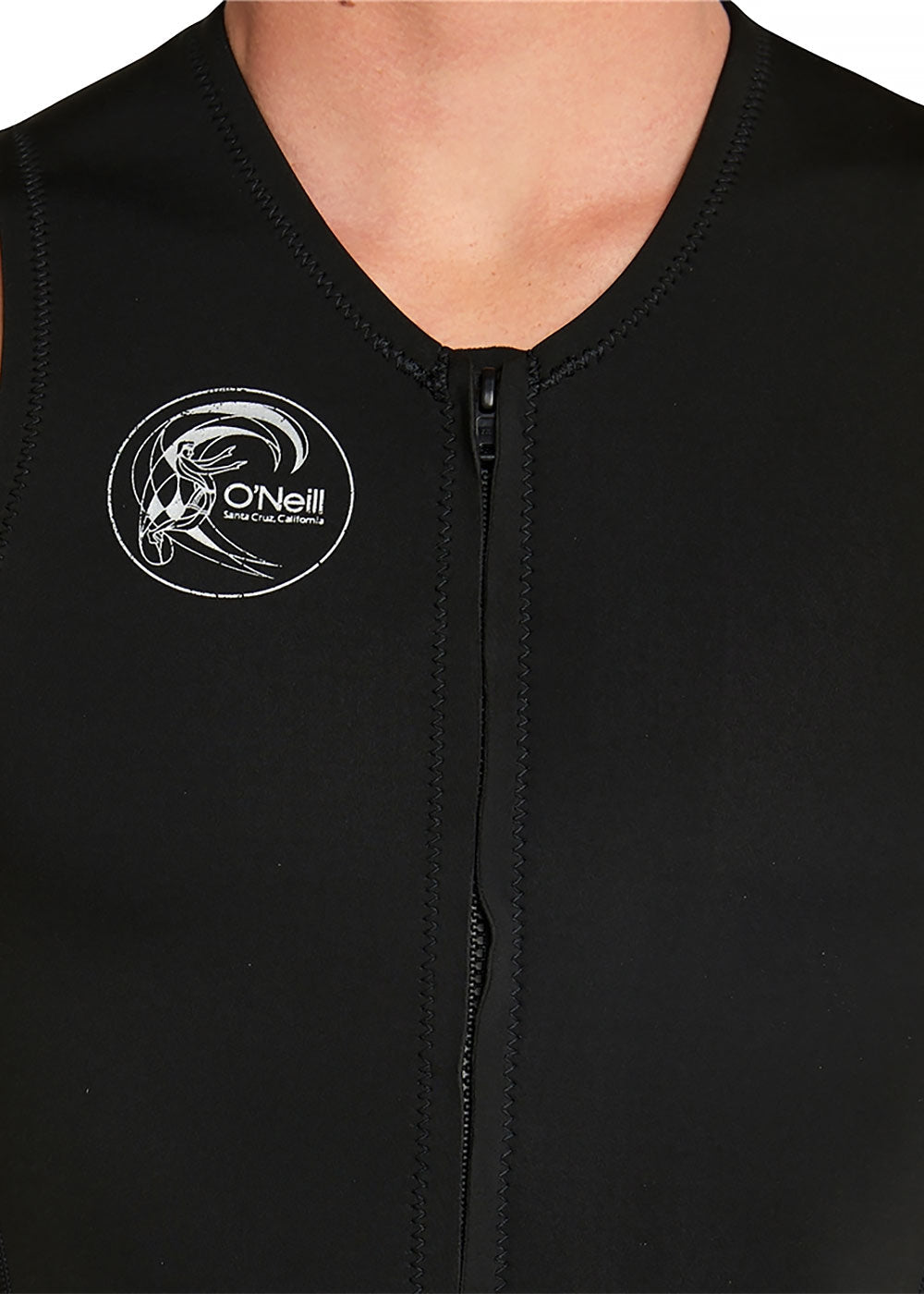 O'Neill Men's Original 1mm Zip-Through Vest - Lightweight Neoprene Scuba Diving & Surfing Gear for Water Sports Enthusiasts