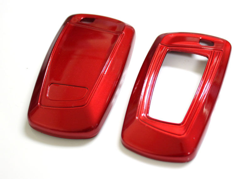 Premium Glossy Red Smart Key Fob Cover Replacement for BMW 1/3/4/5/6/7/X3 Series - Exact Fit, Durable Protection (Perfect for Daily Use, Gifts & Car Enthusiasts)