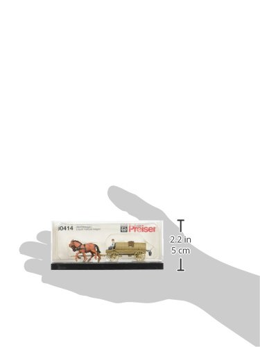 Preiser 30414 HO Scale Farm Equipment Liquid Fertilizer Wagon - Detailed Model Vehicle for Train Sets & Dioramas - Perfect for Railroad Scenery, Agricultural Displays & Collectors