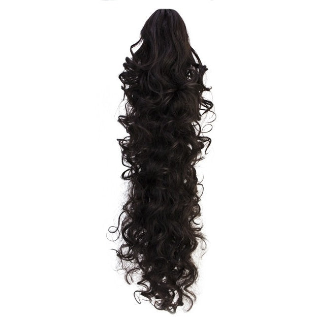 Stylish Wavy Clip-In Ponytail Hair Extension - Perfect for Parties, Weddings & Everyday Glamour