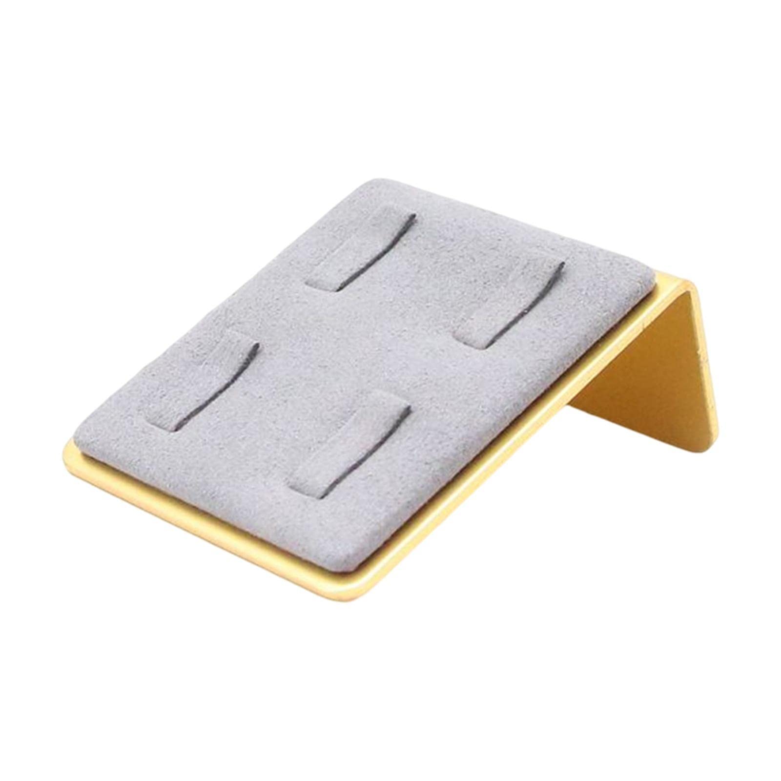 Velvet Jewelry Ring Holder Stand - Gift for Women, Girls - Home & Travel Use