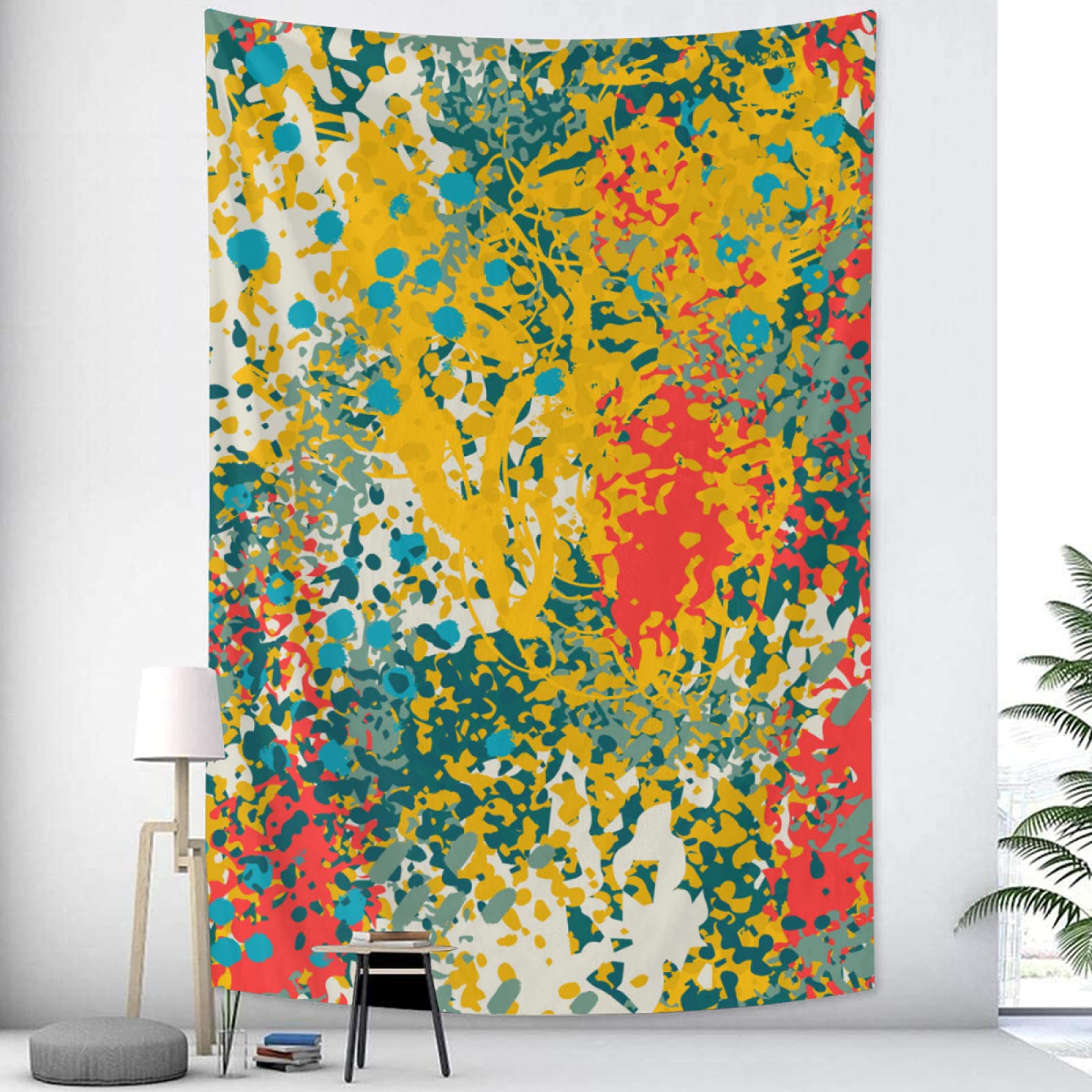 TropicalLife Nixux Abstract Art Graffiti Wall Tapestry - 40x60 Inch Aesthetic Bedroom Decor, Bohemian Polyester Wall Hanging for Dorm, Living Room & Home Decoration | Perfect for Hippie Style, Teen Room & Festival Decor