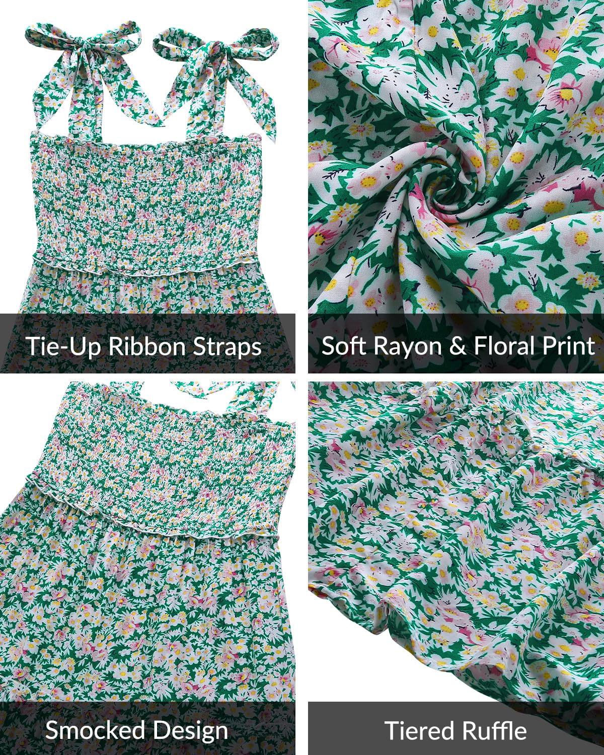 Plus Size Summer Dress for Women - Floral Boho Beach Maxi Dress with Smocked Tiered Design | Casual Sun Dress for Vacations, Parties & Outdoor Events