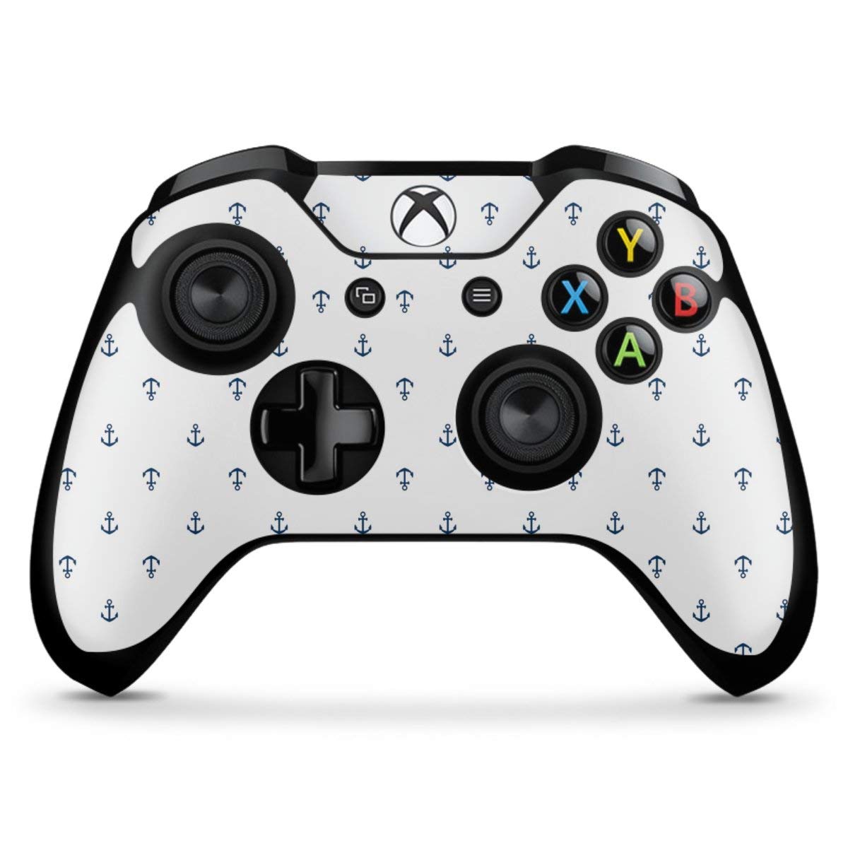 DeinDesign Skin Compatible with Microsoft Xbox One X Controller - Premium Vinyl Sticker with Anchor Nautical Summer Design - Perfect for Gaming, Travel, and Personalization