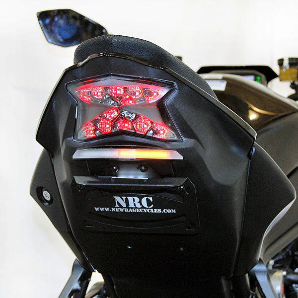 Kawasaki ZH2 Fender Eliminator Kit for 2020-Present Models - Motorcycle Tail Tidy & License Plate Relocator for Clean Rear End Look - Perfect for Street and Track Riding