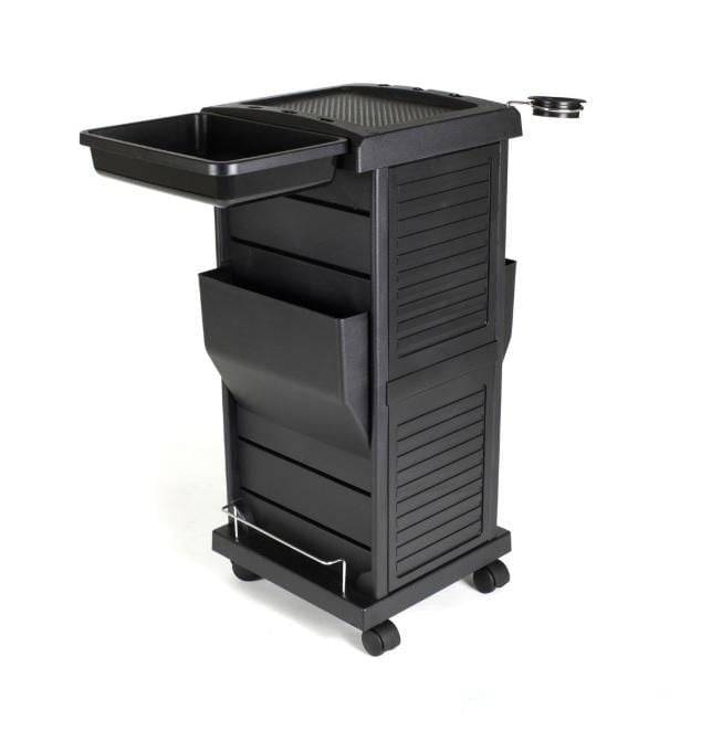 CLAIRE Lockable Salon Trolley Cart - Professional Mobile Storage for Hair Stylists & Beauty Salon Equipment - Perfect for Salon Tools, Hair Products & Cosmetics Organization