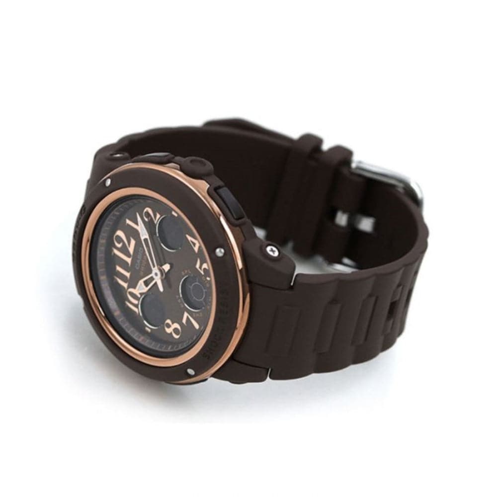 CASIO BABY-G BGA-150PG-5B2DR Digital Quartz Brown Resin Women's Watch - Sporty & Stylish for Outdoor Activities, Running, and Everyday Wear