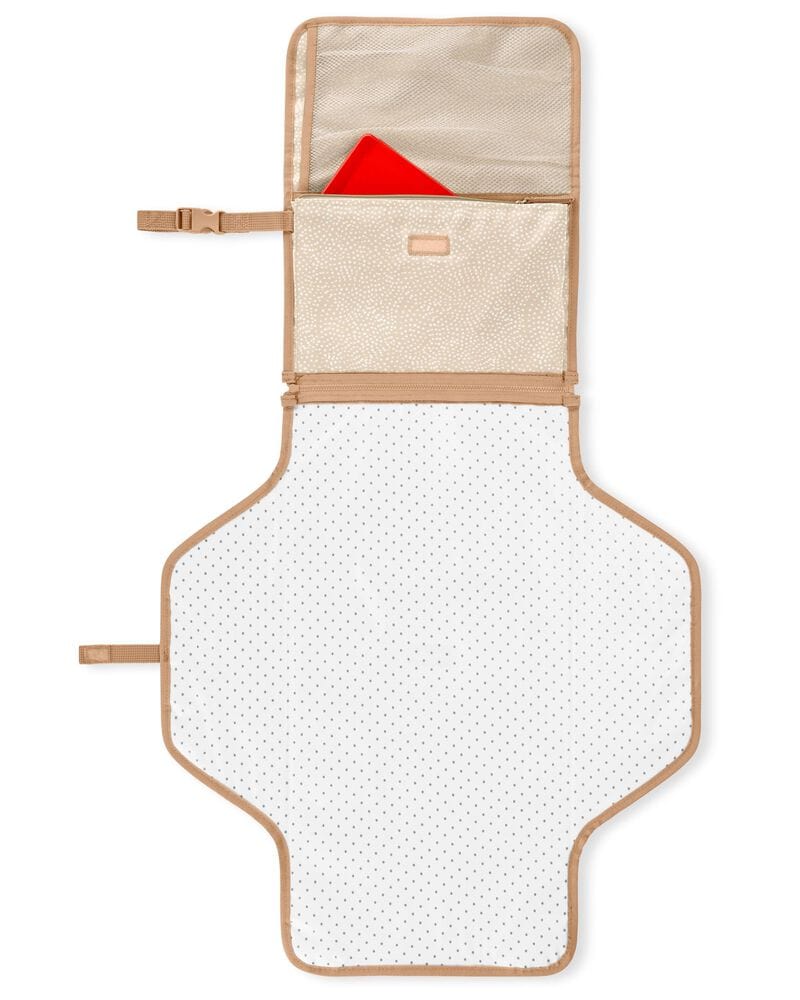 Skip Hop Pronto Portable Baby Changing Station - Compact, Waterproof & Travel-Friendly Diaper Changing Pad for On-the-Go Parents - Perfect for Nursery, Travel, Park & Public Restrooms