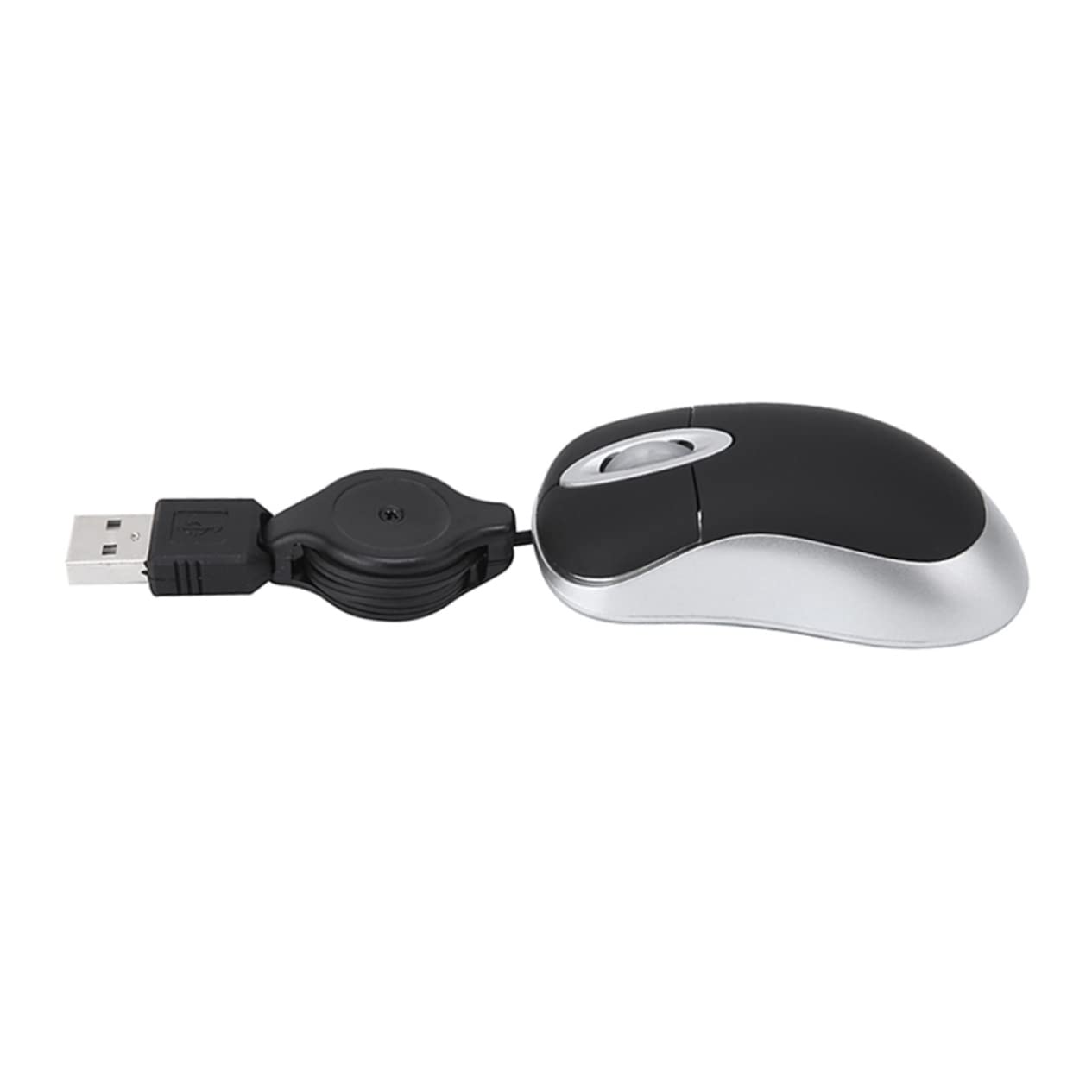 Housoutil 2-Pack Wired Computer Mice - 1600DPI High Precision Ergonomic Mini Mouse for Laptop, Notebook, PC - Portable USB Mouse for Left & Right Hand Users - Ideal for Office, Gaming, and Travel Use