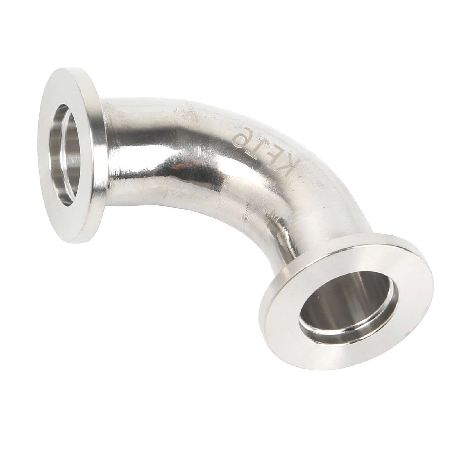 QiiMii KF-16 90 Degree Elbow Vacuum Fitting - 304 Stainless Steel for Laboratory, HVAC, and Industrial Vacuum Systems