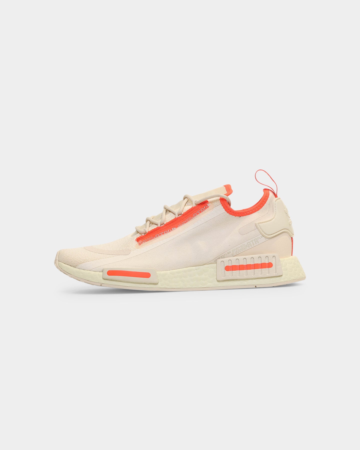 Adidas NMD_R1 Spectoo Running Shoes - Halo Ivory, Lush Red & Cream White | Men's & Women's Sneakers for Casual Wear, Gym & Street Style