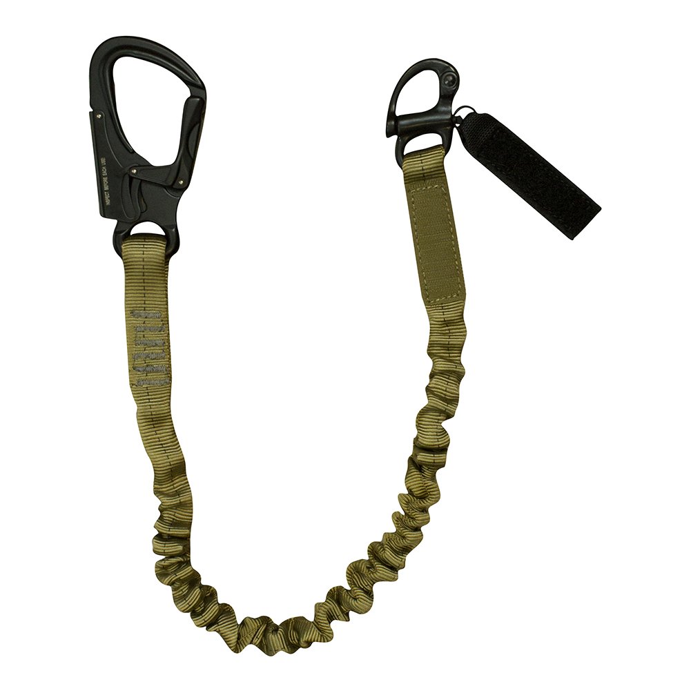 Fusion Climb Safety Lanyard with Snap Hook & D-Ring Shackle - Adjustable Fall Protection for Construction, Roofing & Climbing | OSHA Compliant Personal Safety Gear