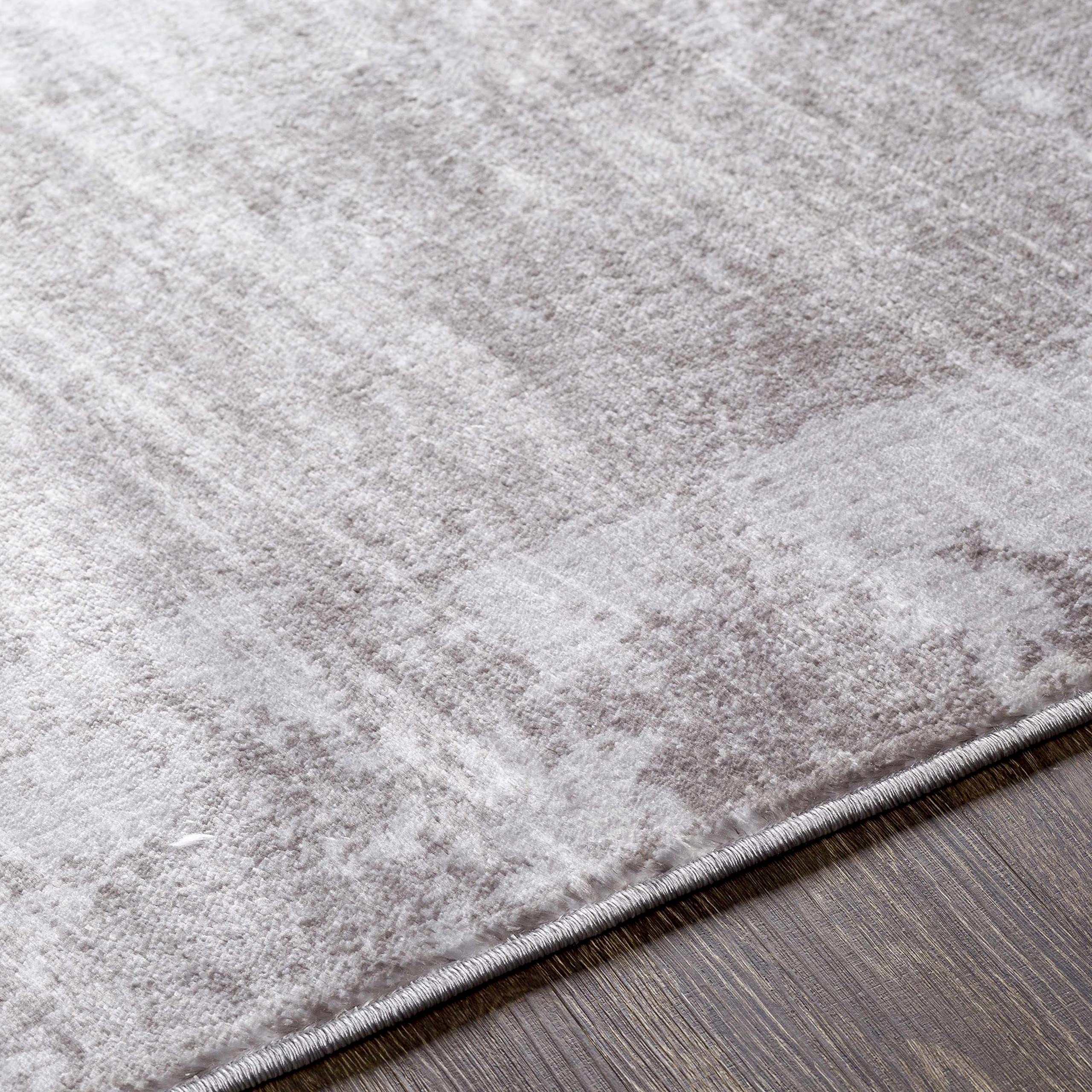 Modern Gray & Beige Hauteloom Victoria's Living Room & Bedroom Area Rug 6'7