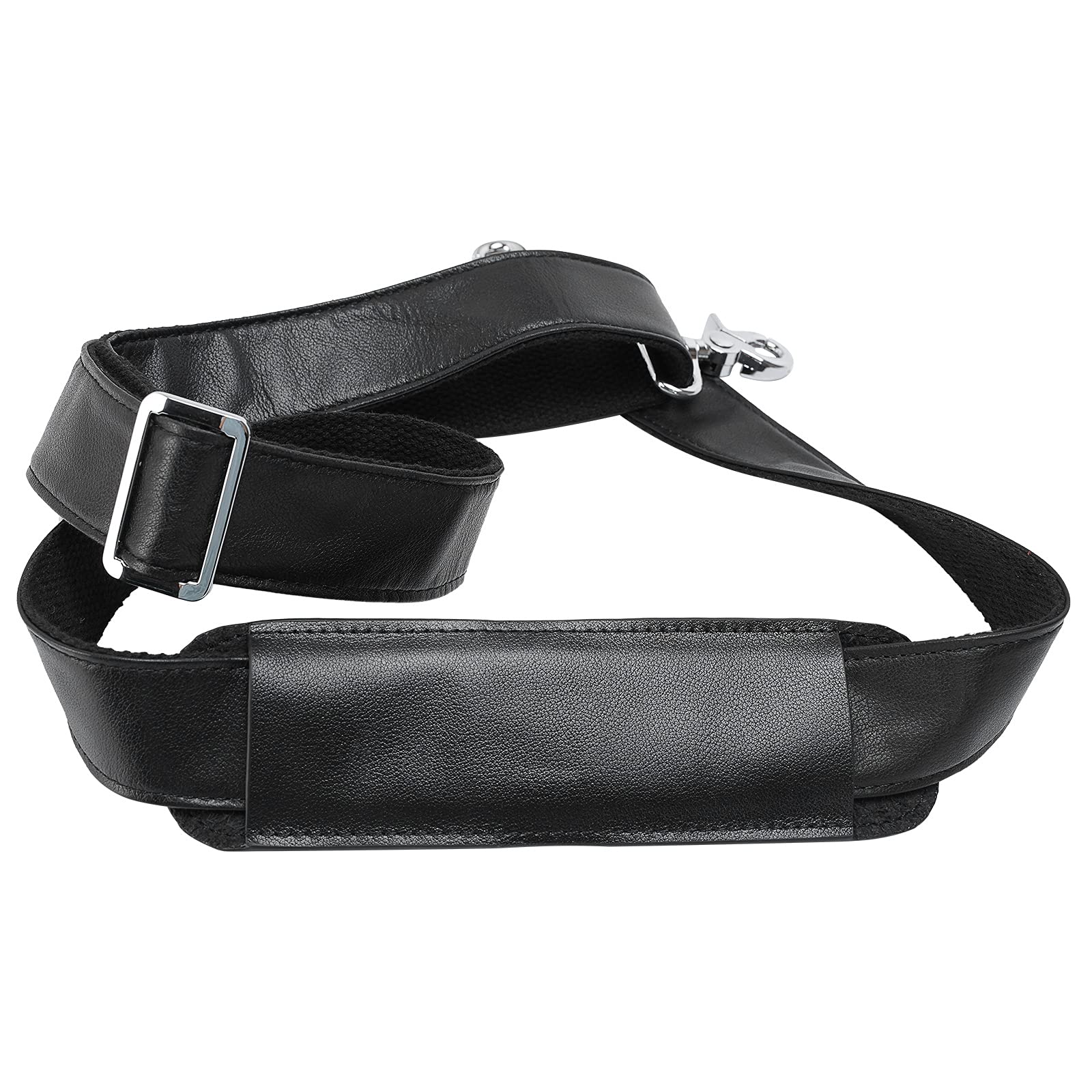 Premium Full Grain Leather Shoulder Strap - Durable Replacement Bag Strap for Laptop Briefcase, Messenger Bag, Duffel, Crossbody & Travel Bags | Perfect for Work Commute, Business Trips & Daily Carry Accessories