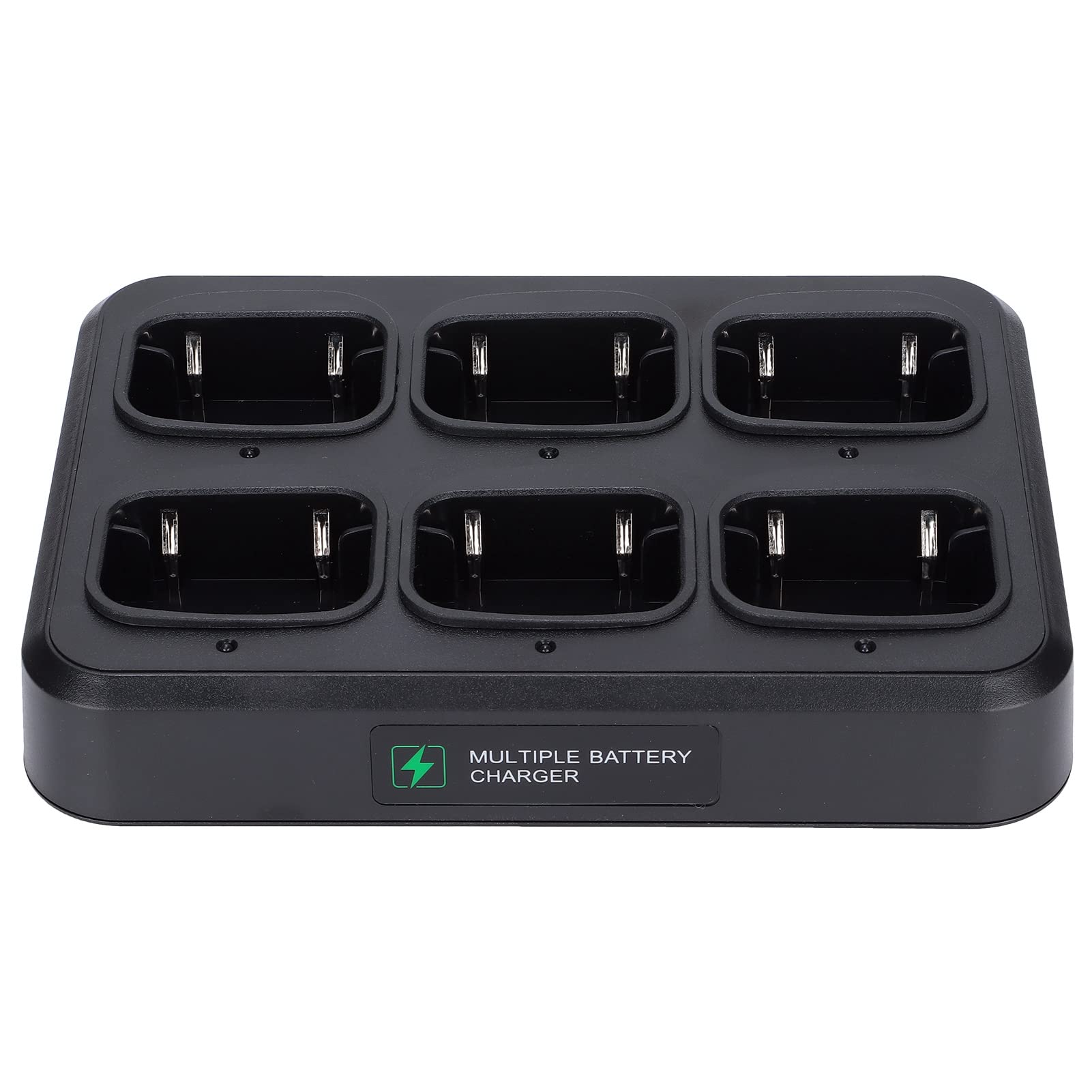 6-in-1 Multi-Unit Charging Station with LED Display & EU Adapter - Fast Charger for Retevis RT8 RT81 RT82 RT83 RT87 RT50 Walkie Talkies - Perfect for Security Teams, Construction Sites & Outdoor Adventures