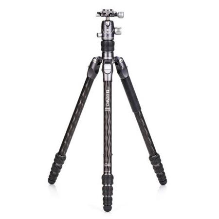 Benro Rhino Carbon Fiber One Series Tripod/Monopod with VX20 Ballhead - 4-Section Twist Lock Legs, Lightweight Travel Tripod for DSLR Cameras - Perfect for Outdoor Photography, Hiking & Travel Adventures