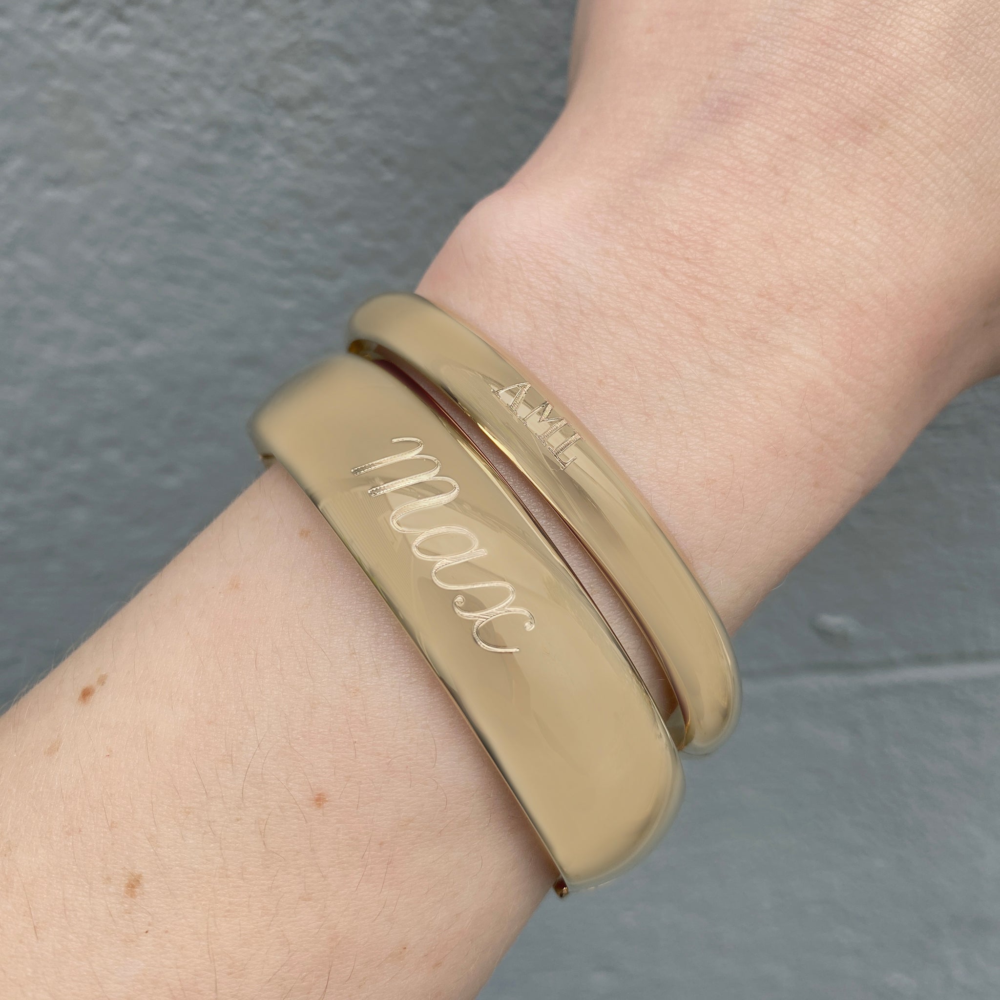 14K Gold Filled 8mm Plain Bangle Bracelet for Women - Minimalist Stackable Jewelry for Everyday Wear & Special Occasions