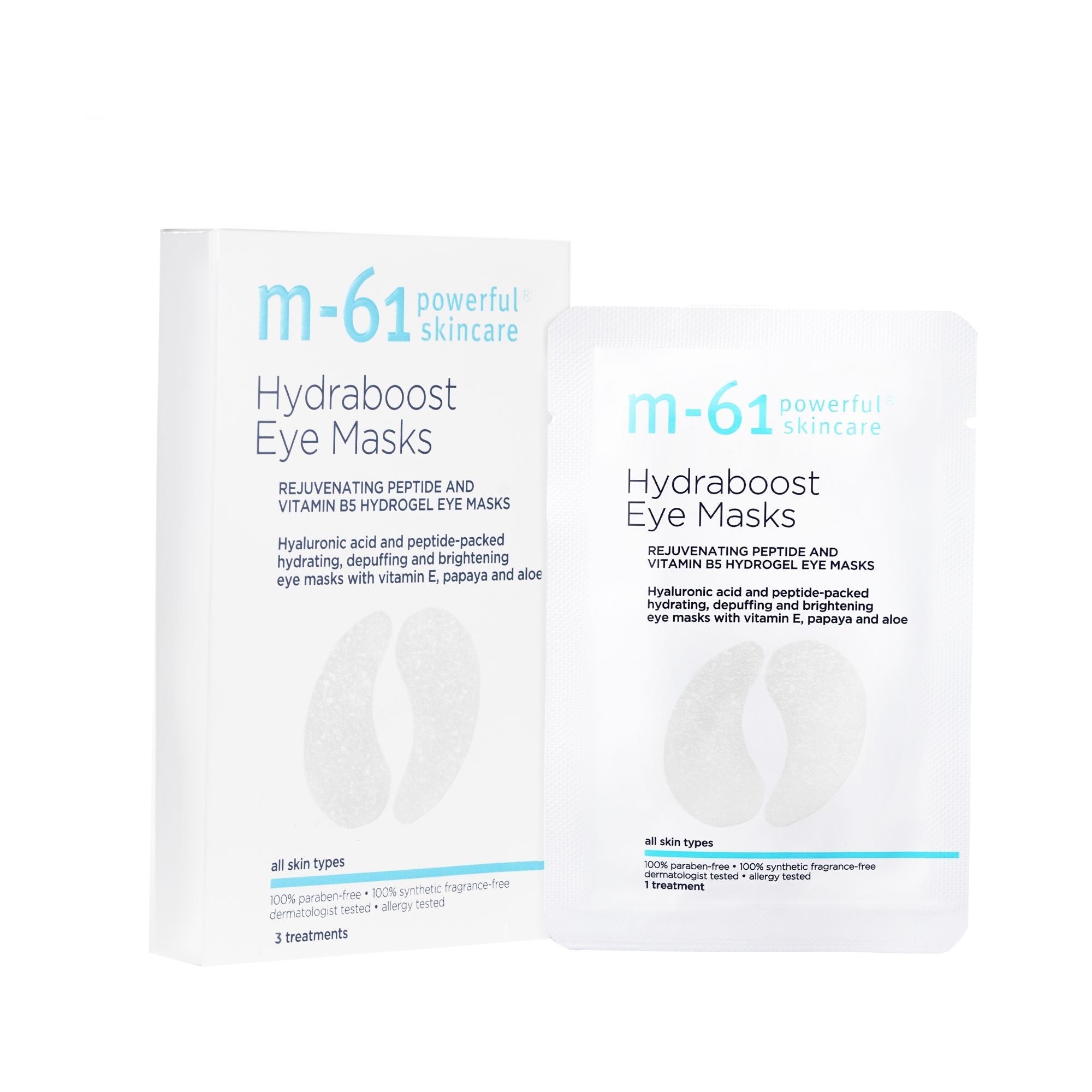 Hydraboost Under Eye Masks for Dark Circles & Puffiness - Cooling Gel Eye Patches for Brightening & Hydration - Perfect for Travel, Work & Relaxation