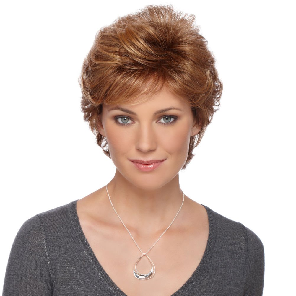 Estetica Design REBECCA Feathered Layered Cut Women's Wig - R4-6 Color Options | Perfect for Cosplay, Daily Wear & Special Occasions