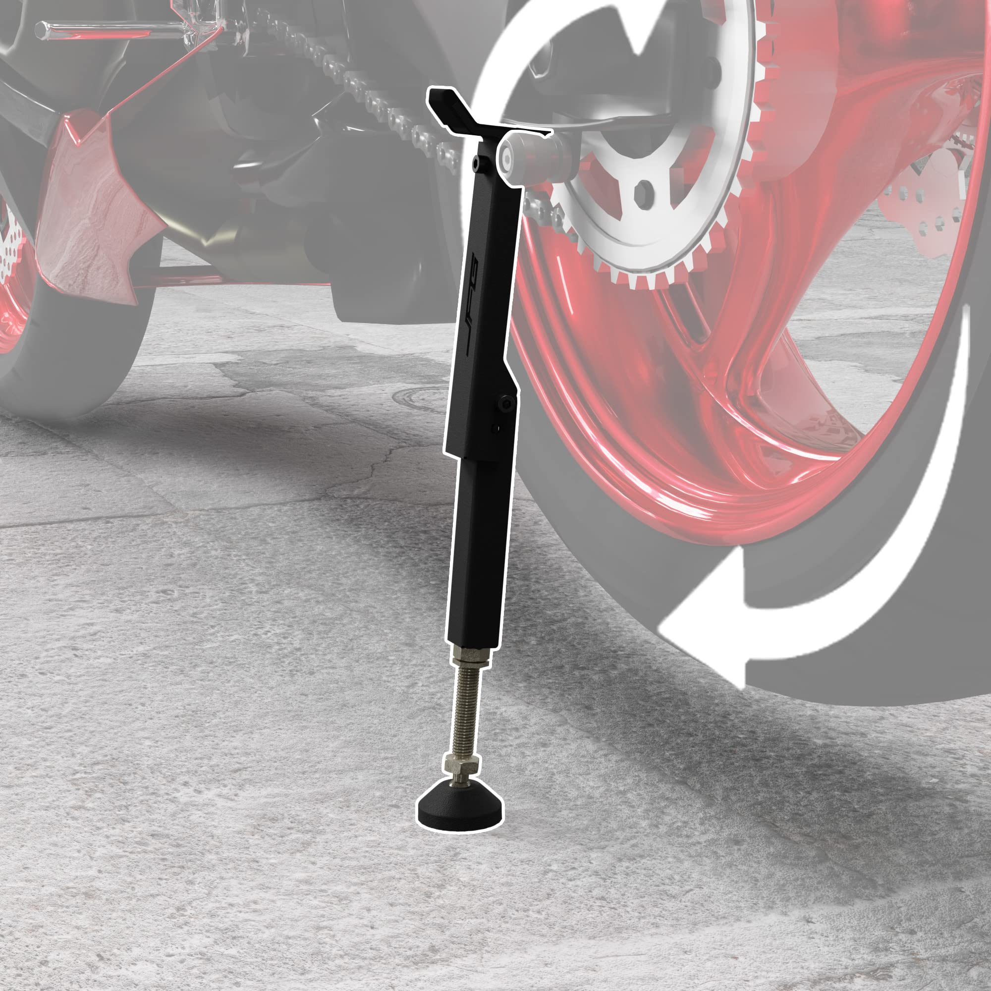 Motorcycle Wheel Lift Stand - Front & Rear Portable for Trail Riding
