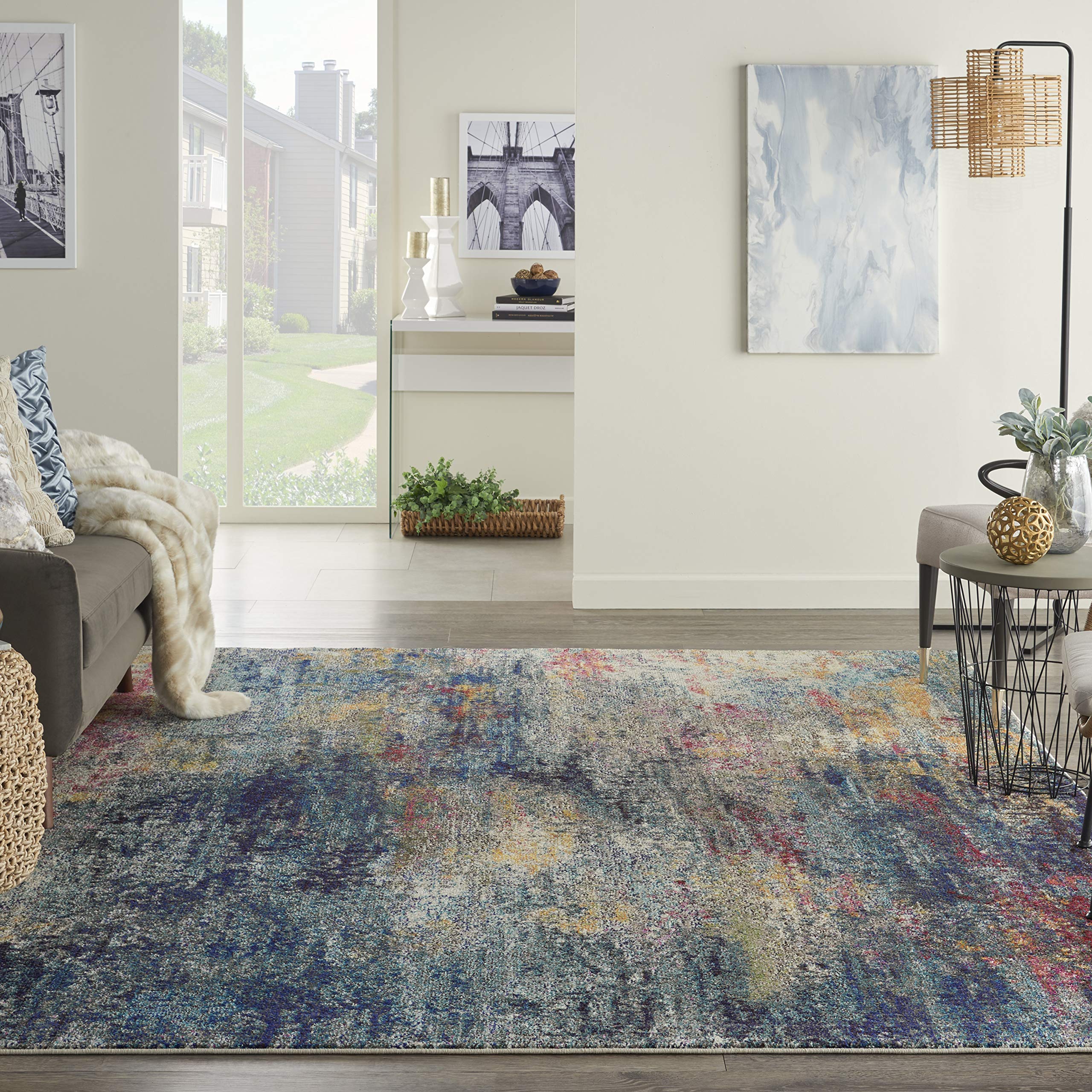 Nourison Celestial Modern Multicolor 6'7