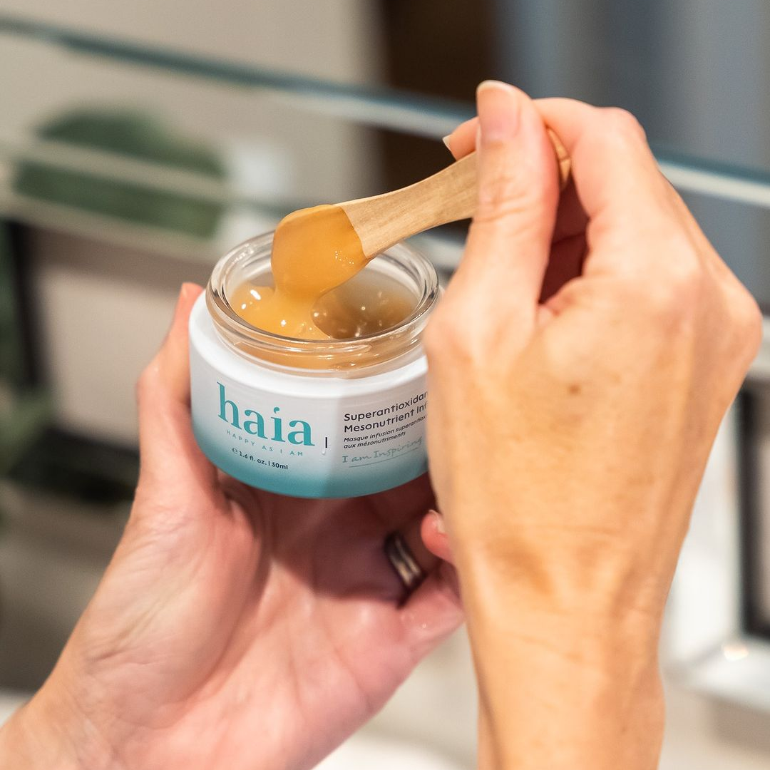 Haia Superantioxidant + Mesonutrient Infusion Face Mask - Hydrating & Revitalizing Treatment for Glowing Skin | Perfect for Spa Nights & Self-Care Routines