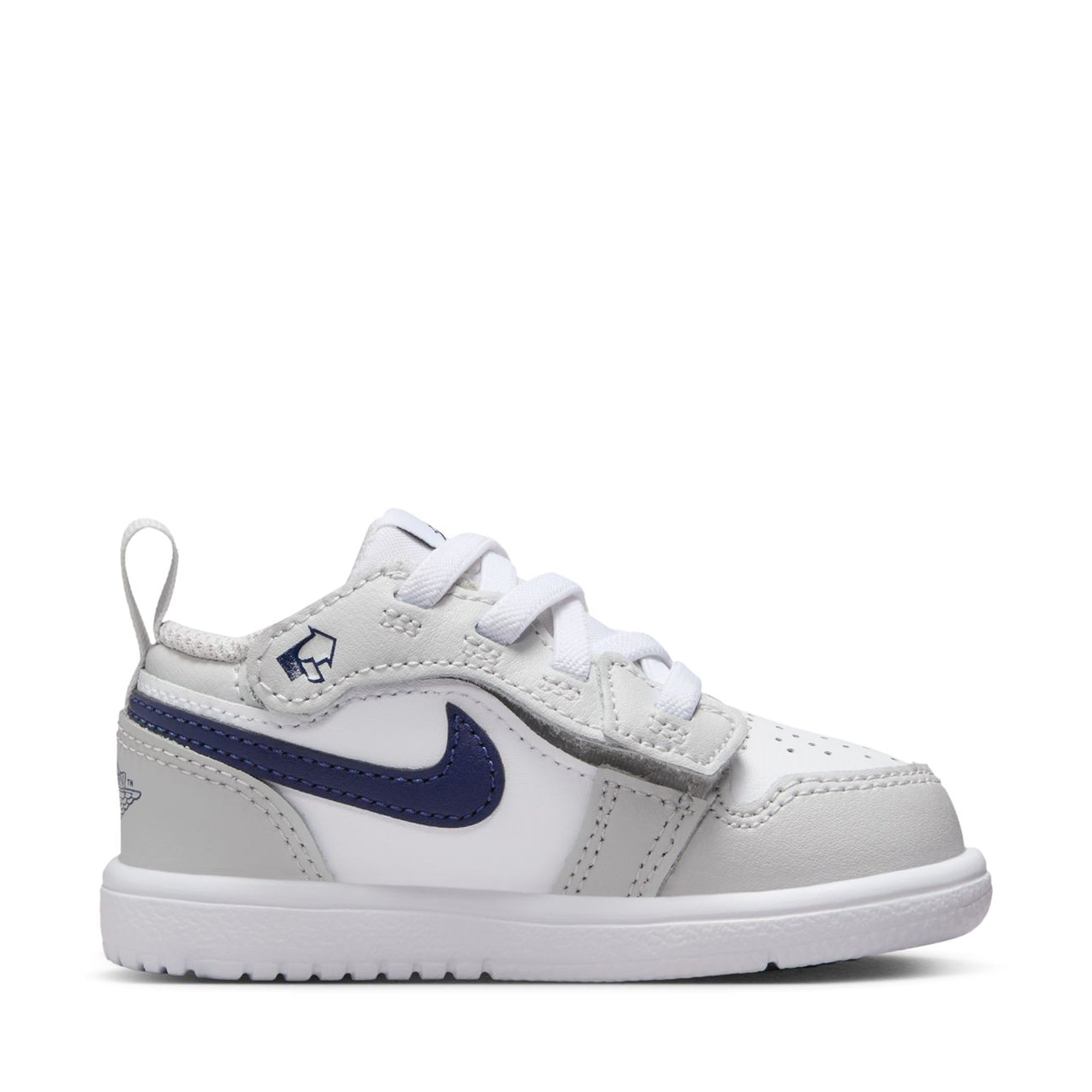 Jordan 1 Low Alt (TD) Sneakers - White/Midnight Navy Colorway - Perfect for Casual Wear, Street Style & Basketball Training