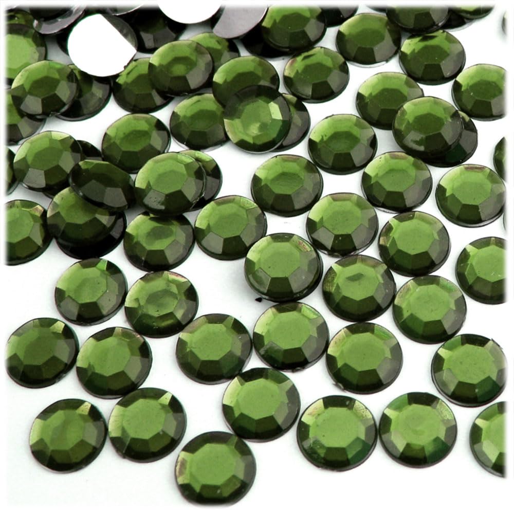 1000pcs 10mm Round Flatback Rhinestones - Ruby Red for DIY Crafts, Jewelry Making, Nail Art, and Home Decor | The Crafts Outlet