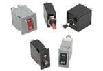 Carling Technologies MA2-B-24-612-1-A14-2-D 24V DC Circuit Breaker - 2 Pole, 1A, Panel Mount for Marine, RV & Industrial Electrical Systems
