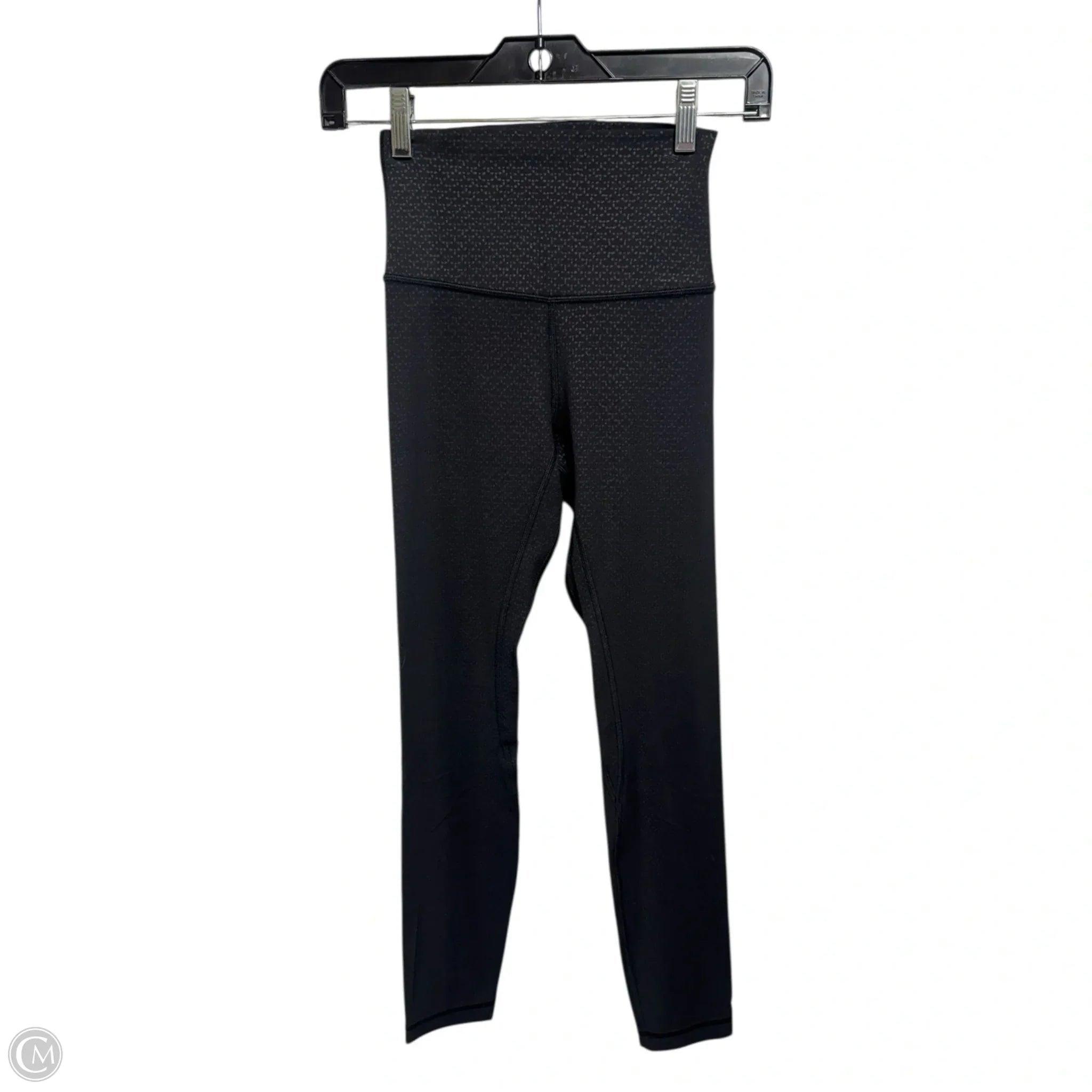 Lululemon Align Super High Rise Pant - Gradiate Geo Emboss Black, Size 2 | Yoga Pants for Women | Perfect for Yoga, Pilates & Lounge Wear