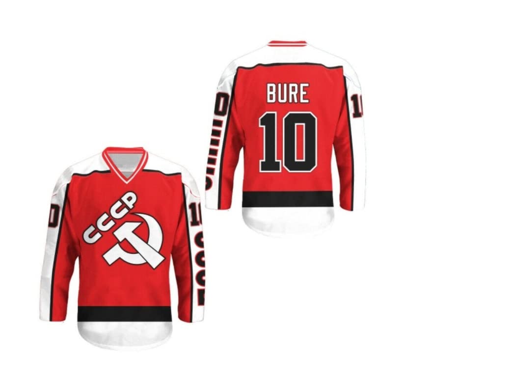 Authentic Pavel Bure Russia National Team Hockey Jersey - Stitched NHL Vintage Jersey for Hockey Fans & Collectors - Perfect for Games, Cosplay, and Sports Memorabilia Display