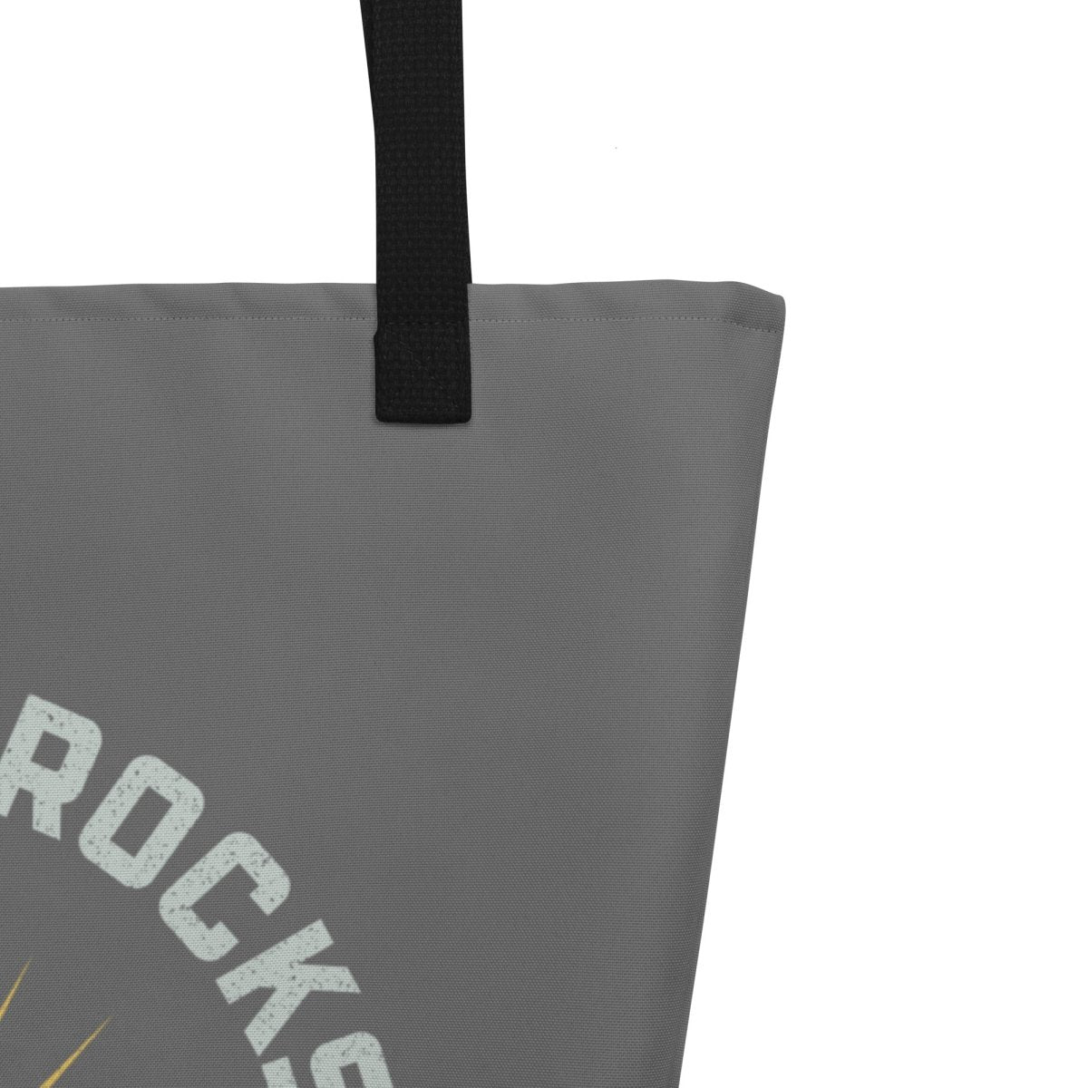 Sobriety Rocks All Over Print Tote Bag - Motivational Reusable Grocery Shopping Bag for Women, Recovery Support Gift - Perfect for AA Meetings, Beach Day & Daily Errands