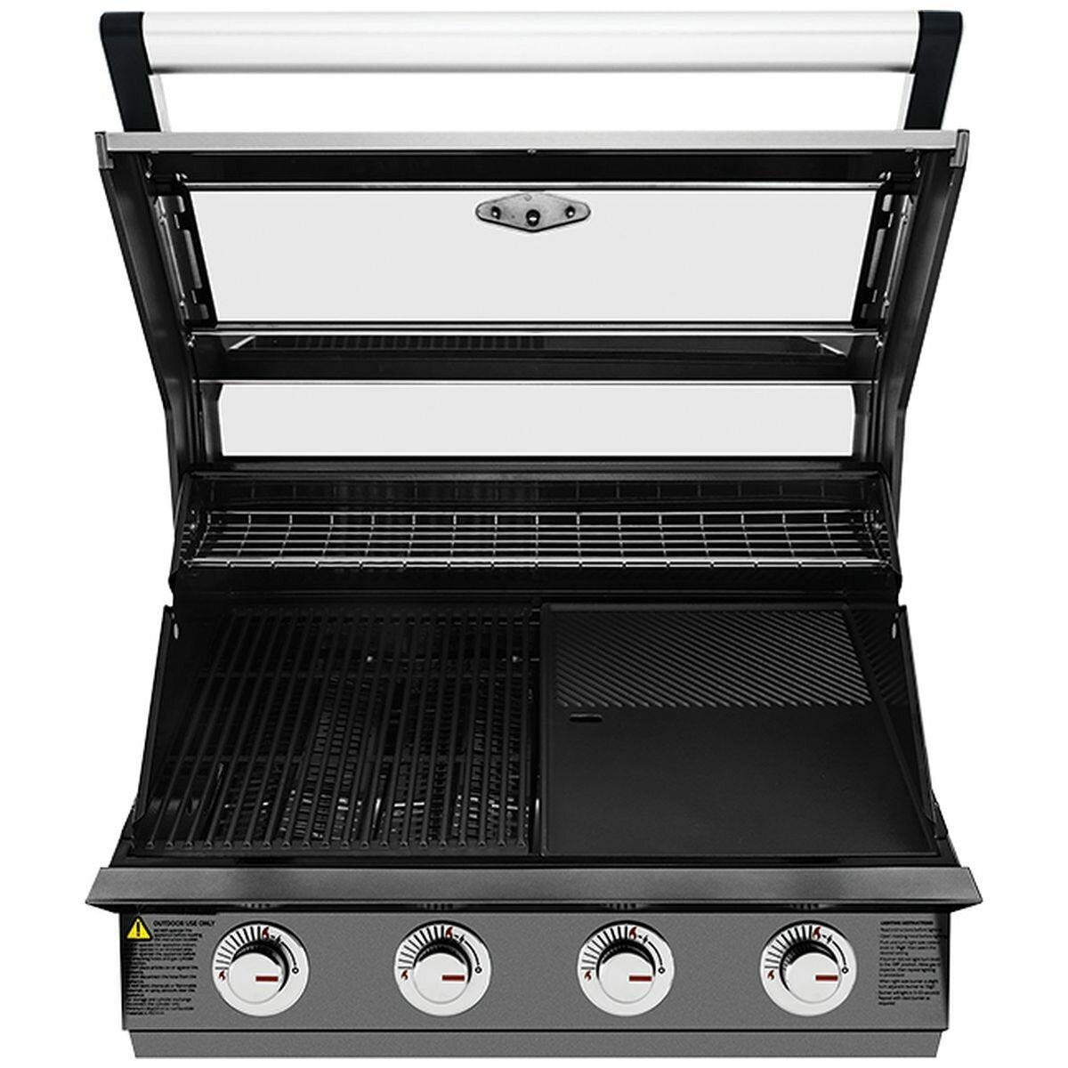 Beefeater 1600 Series Dark 4-Burner Built-In BBQ Grill BBG1640DA – Perfect for Outdoor Cooking, Backyard Parties, and Family Gatherings