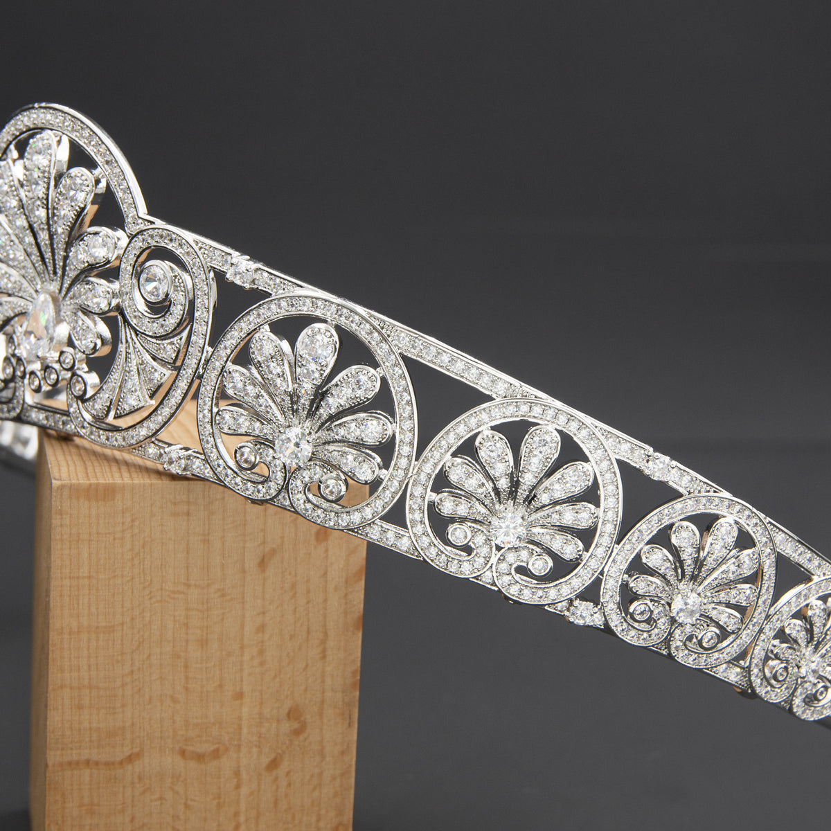 Gloucester Honeysuckle Wedding Tiara - Crystal Royal Replica Bridal Crown CH10362 | Perfect for Bridal Showers, Weddings & Special Occasions