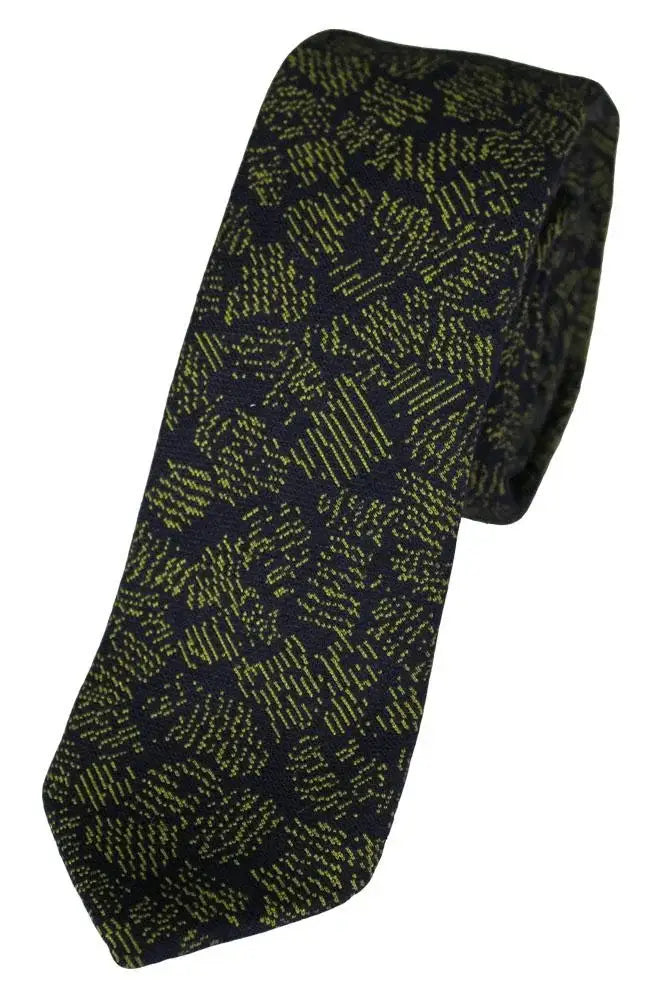 Blue Green Fine Knitted Silk Tie for Men - Elegant Necktie for Business, Weddings & Formal Occasions