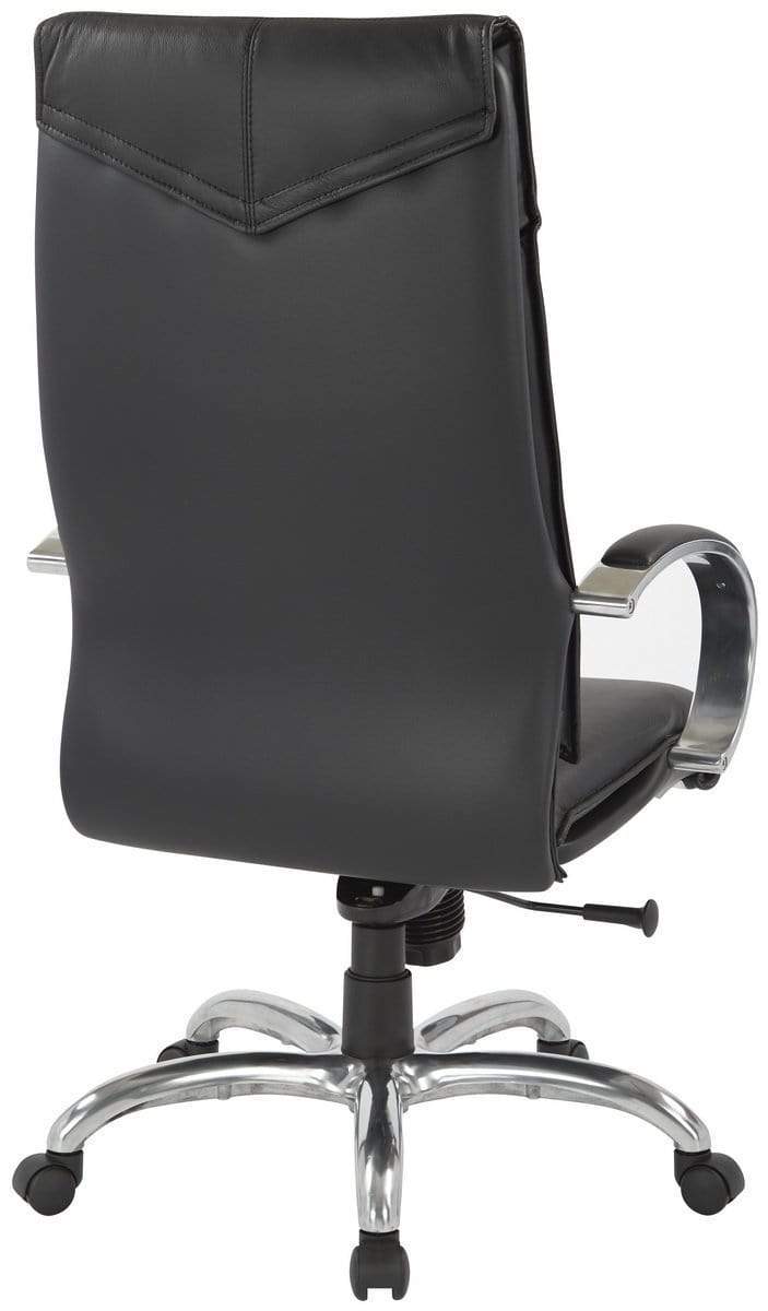 Premium Pro Line II Deluxe Executive Leather Office Chair - Ergonomic High Back Desk Chair with Adjustable Lumbar Support [Model 8200] - Perfect for Home Office, Conference Rooms & Executive Suites