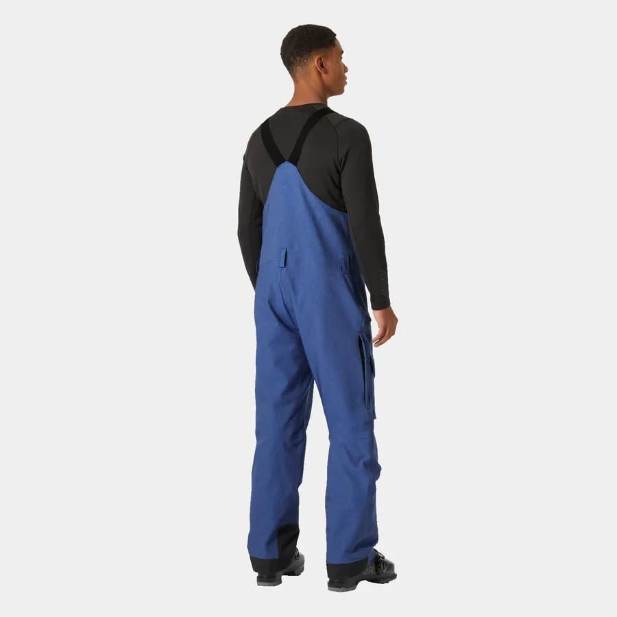 Helly Hansen Men's Sogn Bib Cargo Ski Pants - Waterproof Insulated Snow Pants with Adjustable Fit & Breathable Fabric for Skiing, Snowboarding & Winter Outdoor Activities