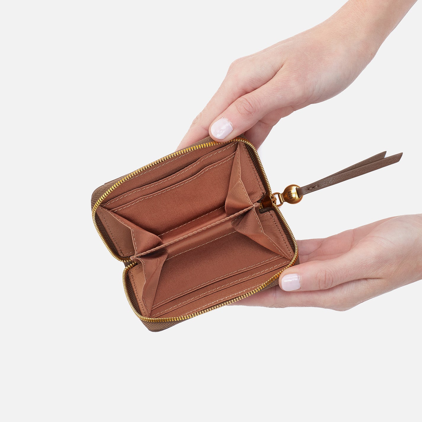 Premium Hart Card Case in Pebbled Leather - Dark Elm | Slim RFID Blocking Wallet for Credit Cards & IDs | Perfect for Travel, Business, and Everyday Use