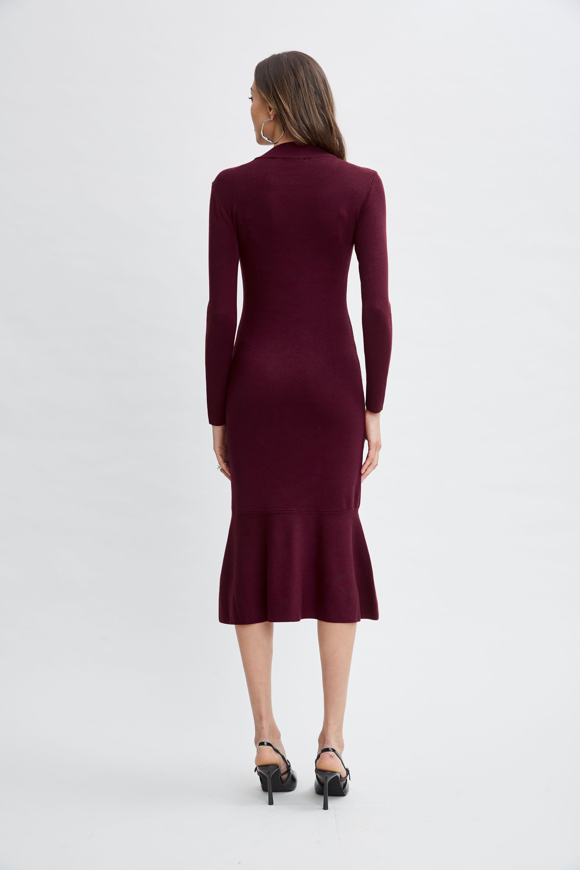 Tahari Women's Flare Sweater Dress - Cozy Knit Long Sleeve Tunic for Fall & Winter | Perfect for Office, Date Night & Holiday Parties