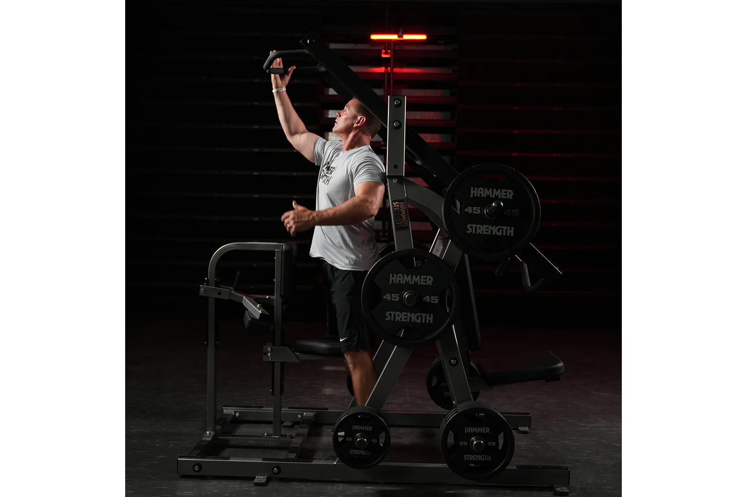 Hammer Strength Plate Loaded Iso-Lateral Chest & Back Workout Machine for Gym & Home Strength Training