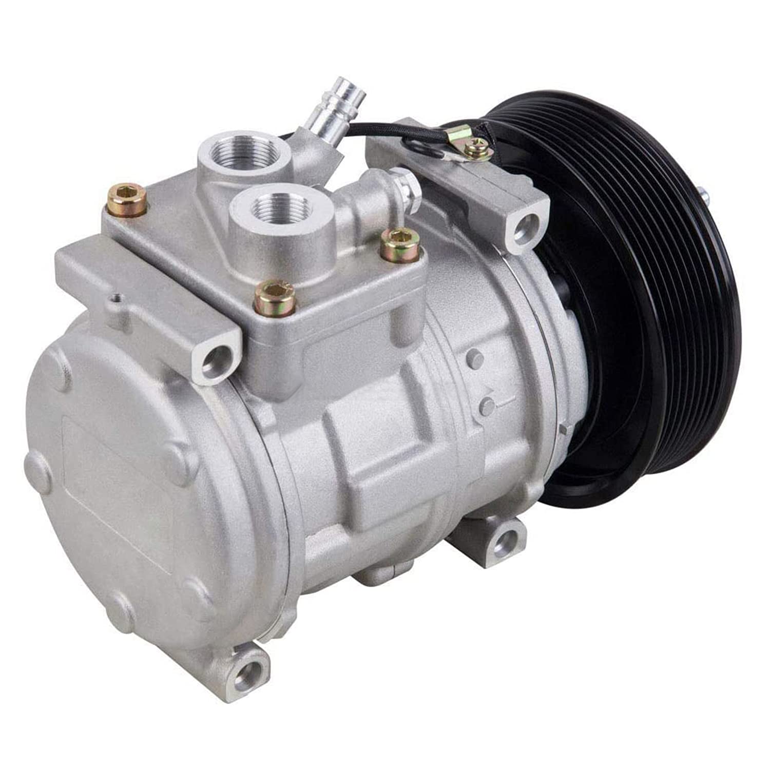 12V Denso 10PA17C Air Conditioning Compressor Replacement for John Deere Tractor 447100-2388 - Perfect for Cooling System Repair & Maintenance