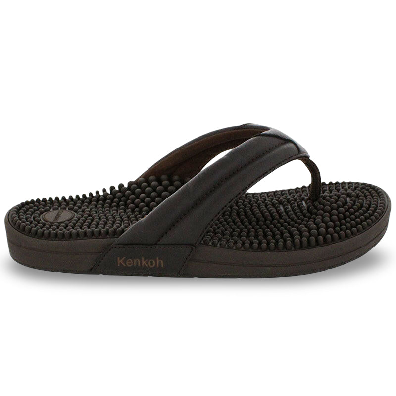 Kenkoh Spirit V Men's Foot Massage Sandals - Comfortable & Supportive for Relaxation, Home & Spa Use