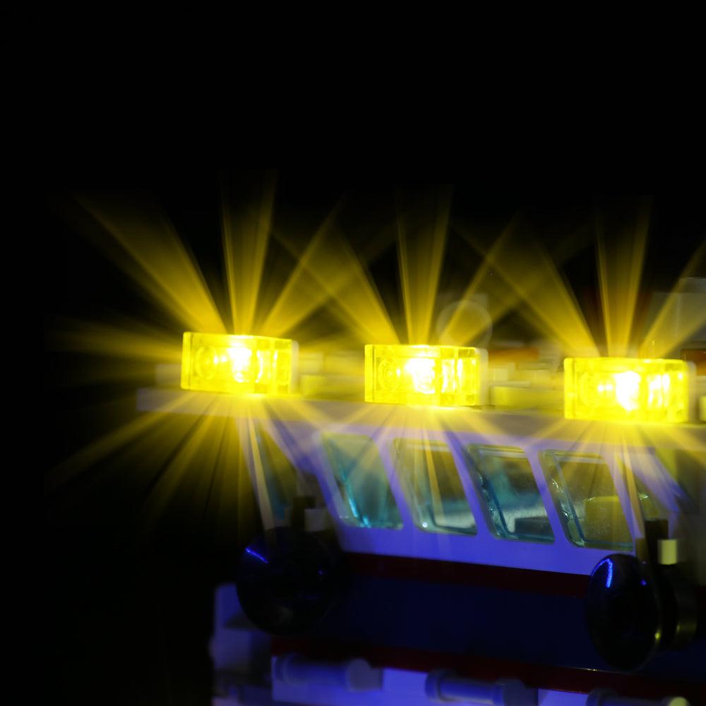 Best Light Kit for LEGO City Police Patrol Boat 60277 - DIY Lighting Set with Easy Installation - Perfect for LEGO Displays, Nighttime Play & Model Showcases