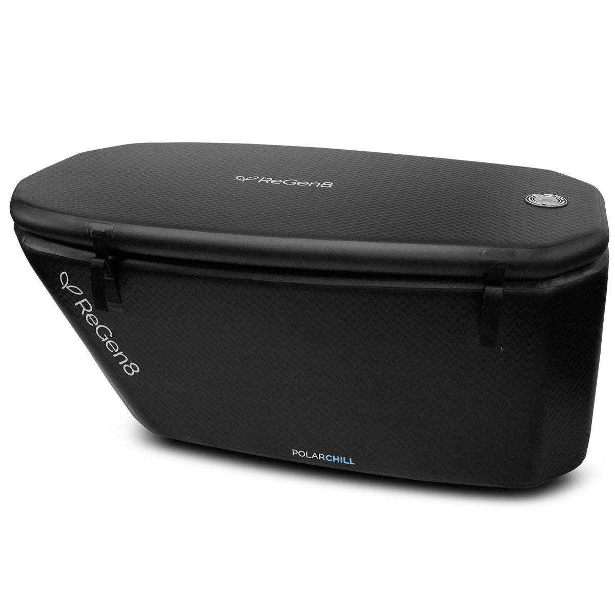 Regen8 PolarChill Cold Plunge Ice Bath with T2 Chiller Unit - Portable Cold Water Therapy Tub for Muscle Recovery, Athletic Performance & Wellness - Perfect for Home Gym, Spa & Post-Workout Recovery
