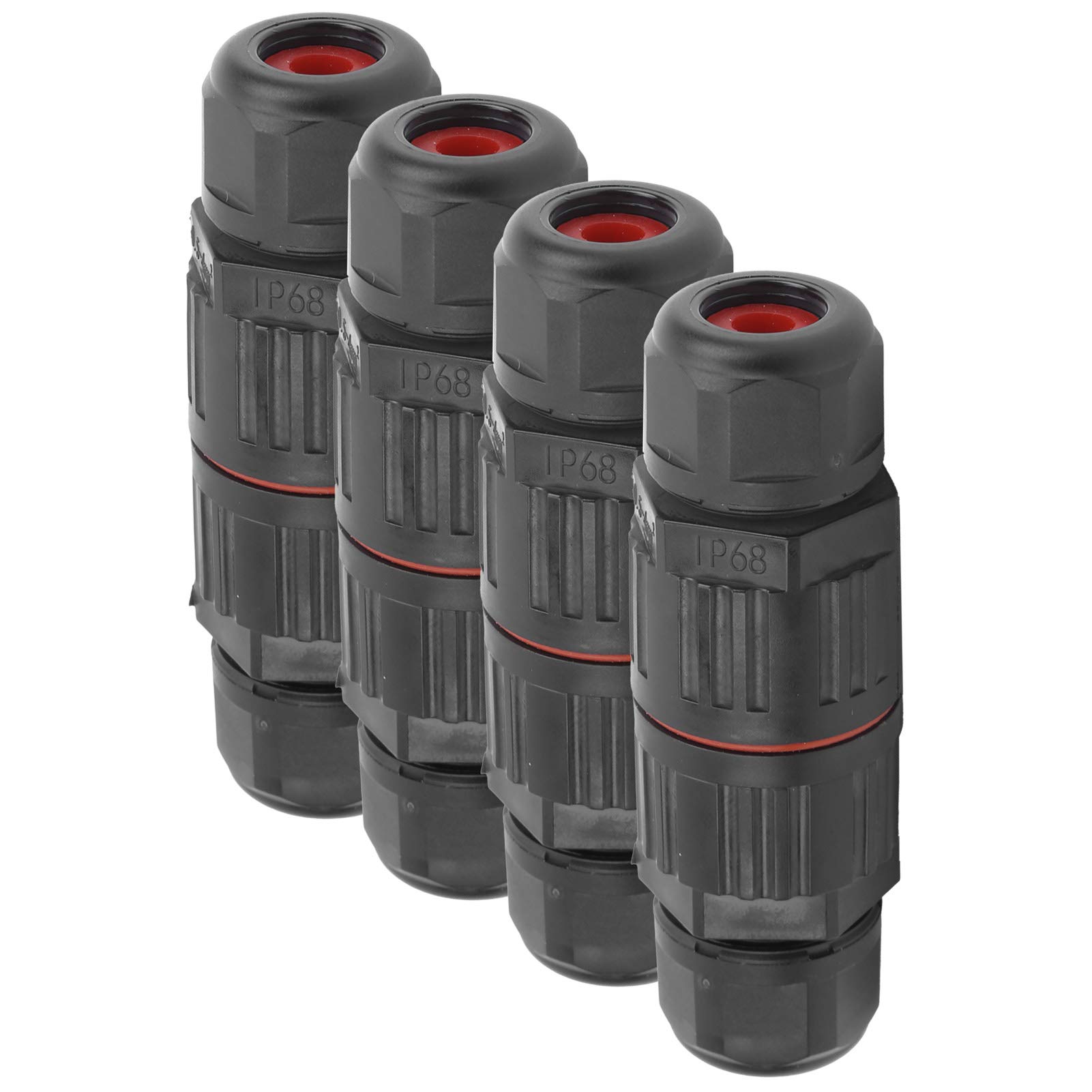 3Pin Waterproof Electrical Connector - IP68 Rated Safe Cable Connector for Outdoor Street Lights, Garden Lights & Waterproof Equipment | Weatherproof, Durable & Secure Connection for Landscaping & Outdoor Lighting