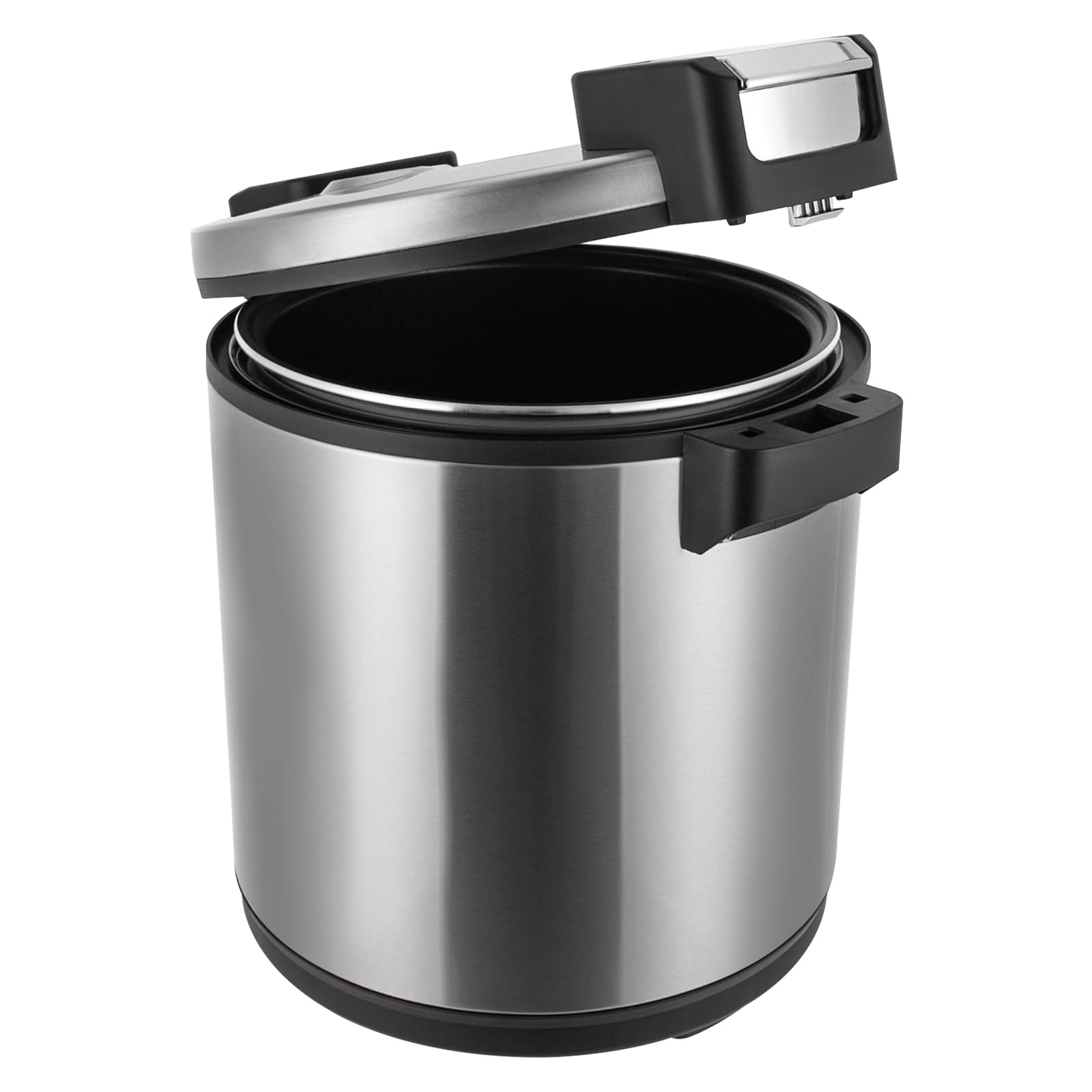 **6 Gallon Commercial Rice Warmer – Heavy Duty Stainless Steel Food Warmer with 2 Temperature Settings (110V 110W) – Includes Rice Spoon & Flip Lid – Perfect for Home Kitchens, Catering & Buffets**    **Use Case:** Ideal for keeping rice warm at parties, restaurants, food trucks, and large family gatherings.