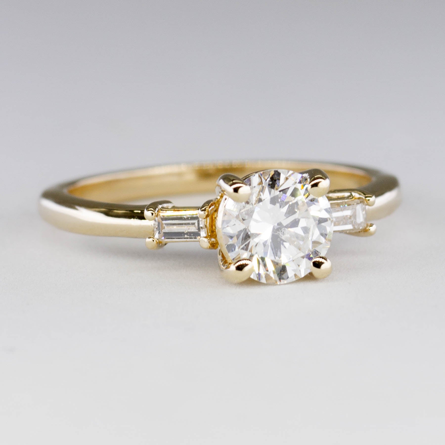 GIA Certified 1.02ctw SI1 G Diamond Engagement Ring with Accent Stones - Size 7 | Perfect for Proposals, Anniversaries & Special Occasions