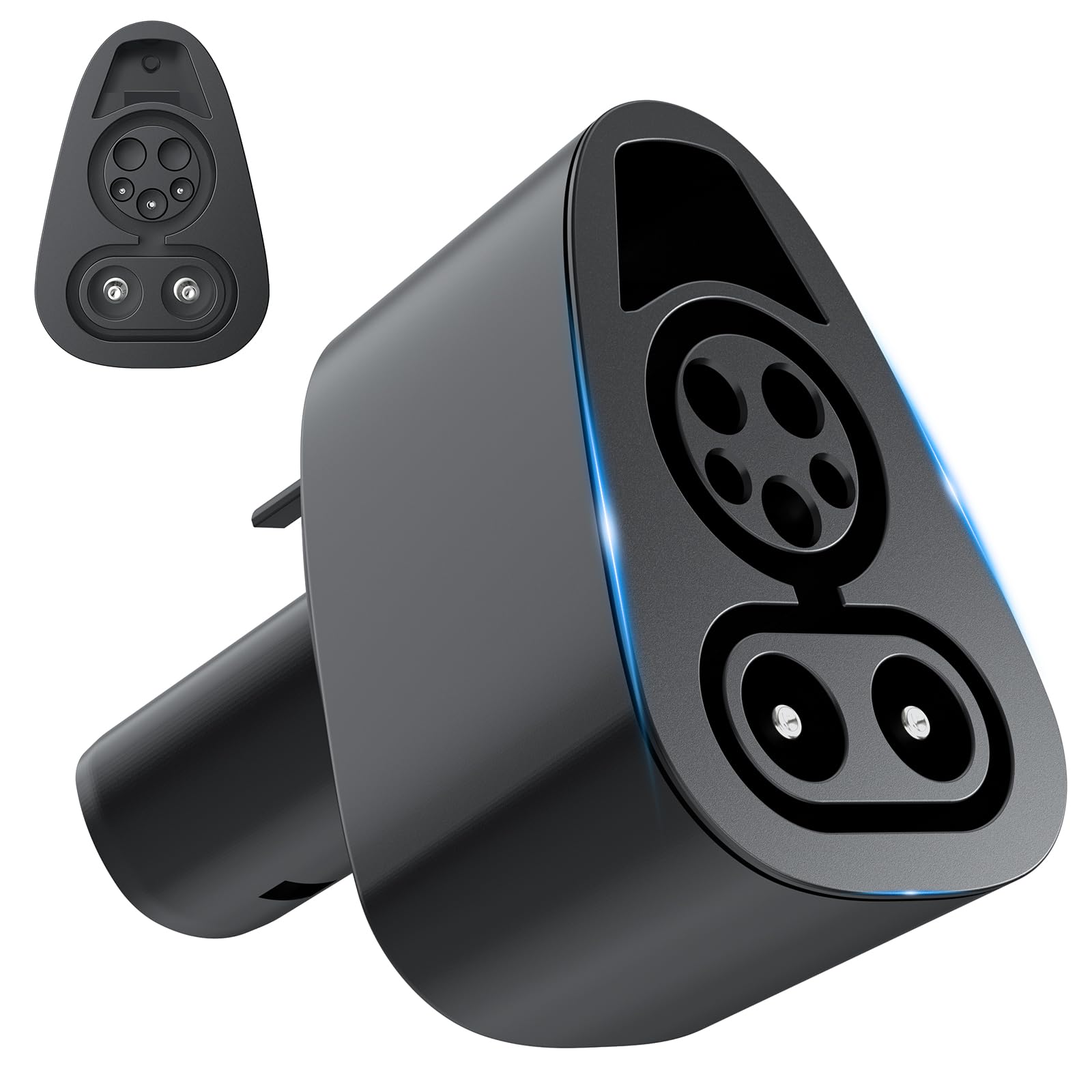 CCS1 to Tesla Charger Adapter 250kW - Supercharger CCS Adaptor for Tesla Model Y/3/S/X - Fast DC Charging Station Compatible (Level 3 Only) - NACS EV Adapter for Road Trips & Public Charging Stations